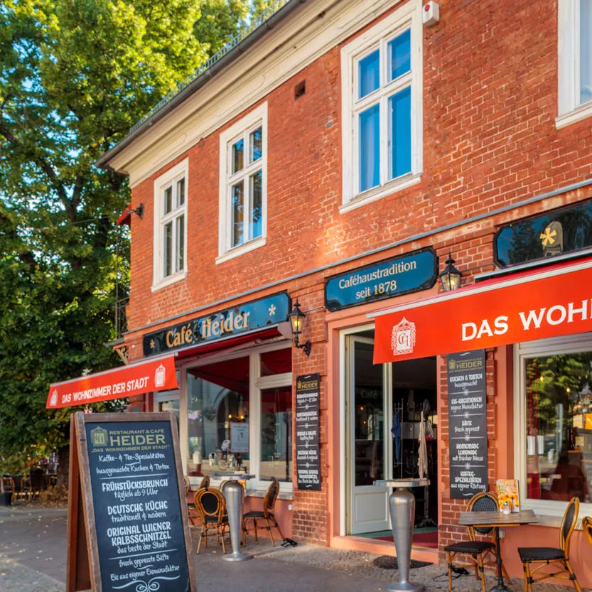 Café Heider von außen am Nauener Tor